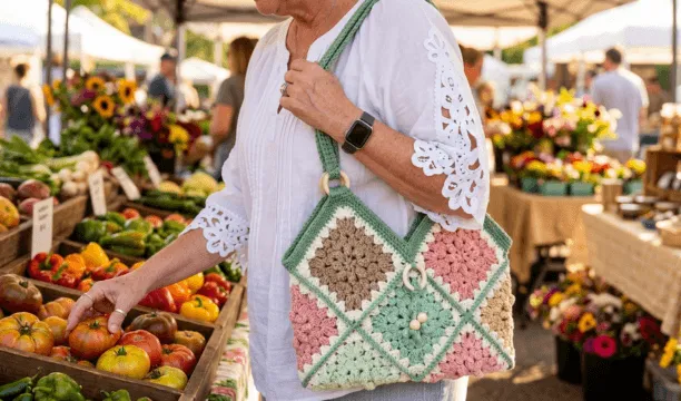 Bolsa mulher na feira